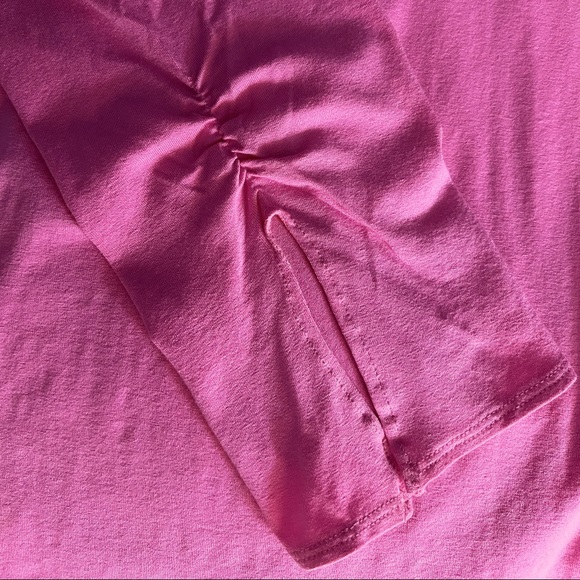Pink Pullover w/ Ruching - Picture 4 of 6